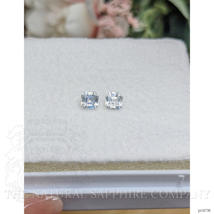 1.18 Ct.Tw. Rainbow Moonstone Pair from Ceylon (Sri Lanka)