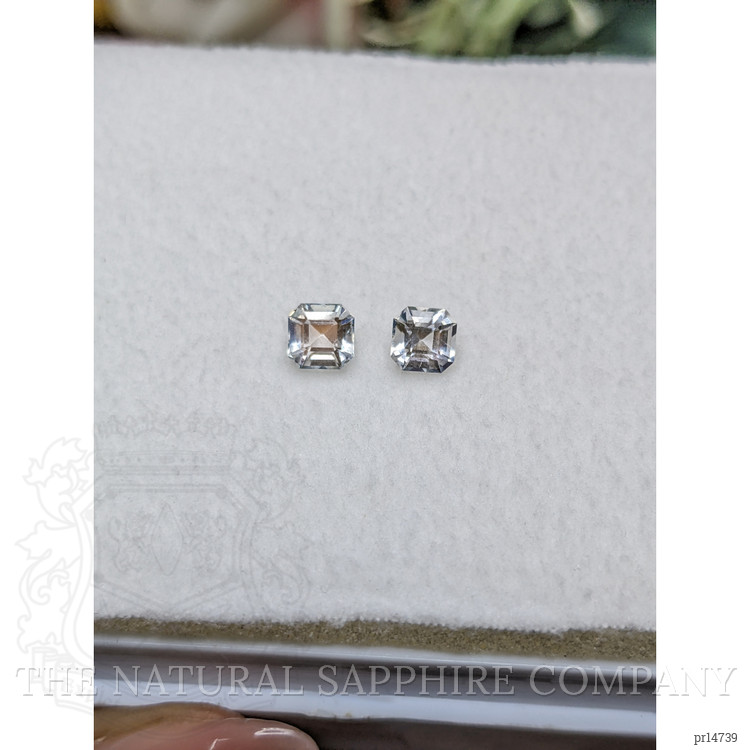 0.96 Ct.Tw. Rainbow Moonstone Pair from Ceylon (Sri Lanka)