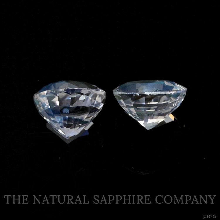 0.97 Ct.Tw. Rainbow Moonstone Pair from Ceylon (Sri Lanka)