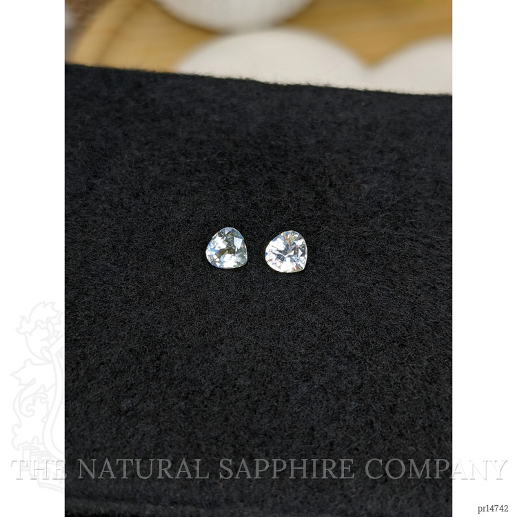 0.97 Ct.Tw. Rainbow Moonstone Pair from Ceylon (Sri Lanka)