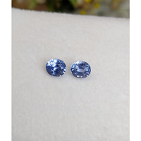2.89&nbsp;Ct.Tw.Total Carat Weight Blue Sapphire Pair from Ceylon (Sri Lanka) Life Style