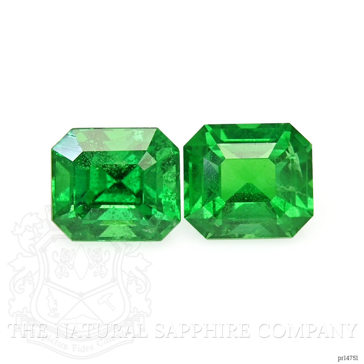 1.61 Ct.Tw. Tsavorite Garnet Pair from Kenya