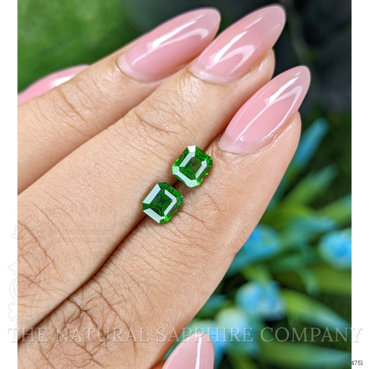 1.61 Ct.Tw. Tsavorite Garnet Pair from Kenya
