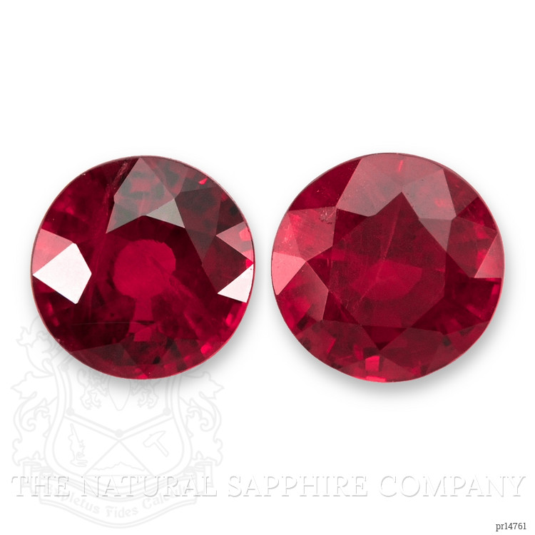 0.98 Ct.Tw. Ruby Pair from Burma (Myanmar)