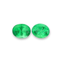 1.69 Ct.Tw.Total Carat Weight Emerald Pair from Colombia Video