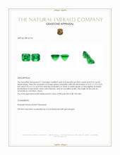 1.59&nbsp;Ct.Tw.Total Carat Weight Emerald Pair from Colombia - Muzo Appraisal