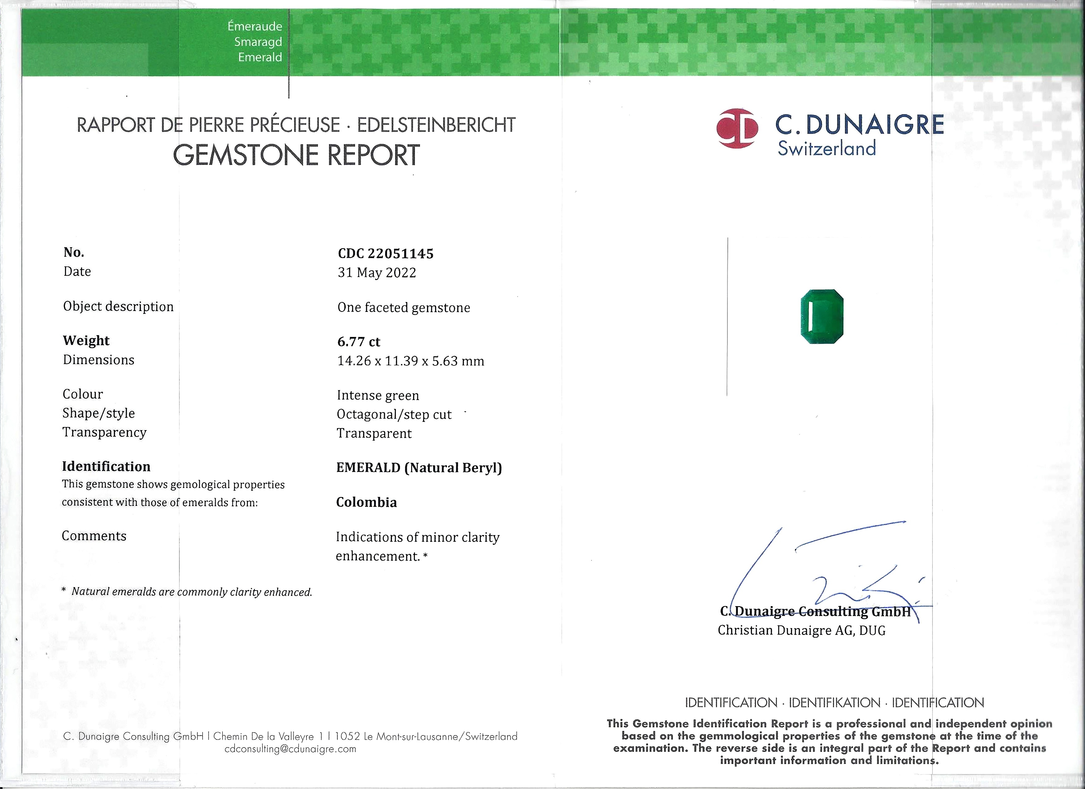 15.41 Ct.Tw. Emerald Pair from Colombia
