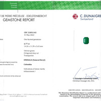 15.41 Ct.Tw.Total Carat Weight Emerald Pair from Colombia Scan Report