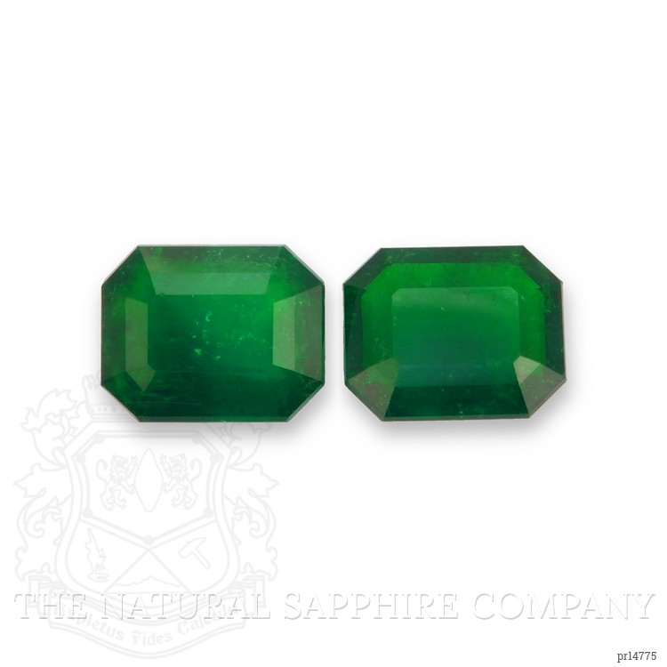 15.41 Ct.Tw. Emerald Pair from Colombia