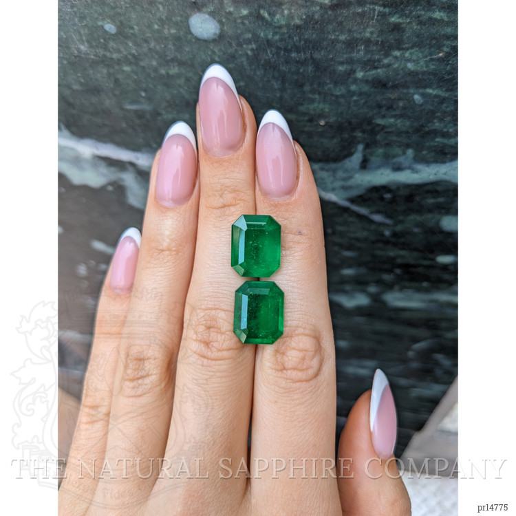 15.41 Ct.Tw. Emerald Pair from Colombia