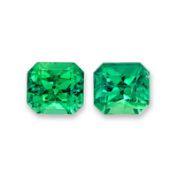 3.57 Ct.Tw.Total Carat Weight Emerald Pair from Colombia Video