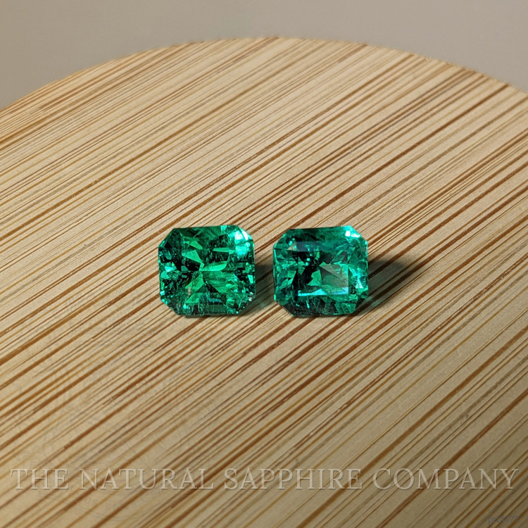 3.57 Ct.Tw. Emerald Pair from Colombia