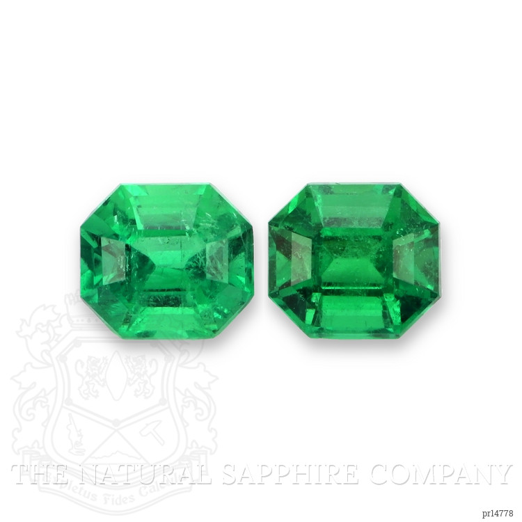 4.25 Ct.Tw. Emerald Pair from Colombia