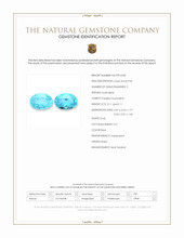 0.22&nbsp;Ct.Tw.Total Carat Weight Blue Paraiba Tourmaline Pair from Brazil Scan Report