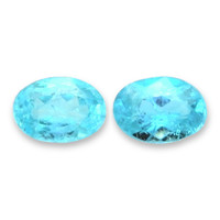 0.22&nbsp;Ct.Tw.Total Carat Weight Blue Paraiba Tourmaline Pair from Brazil Video