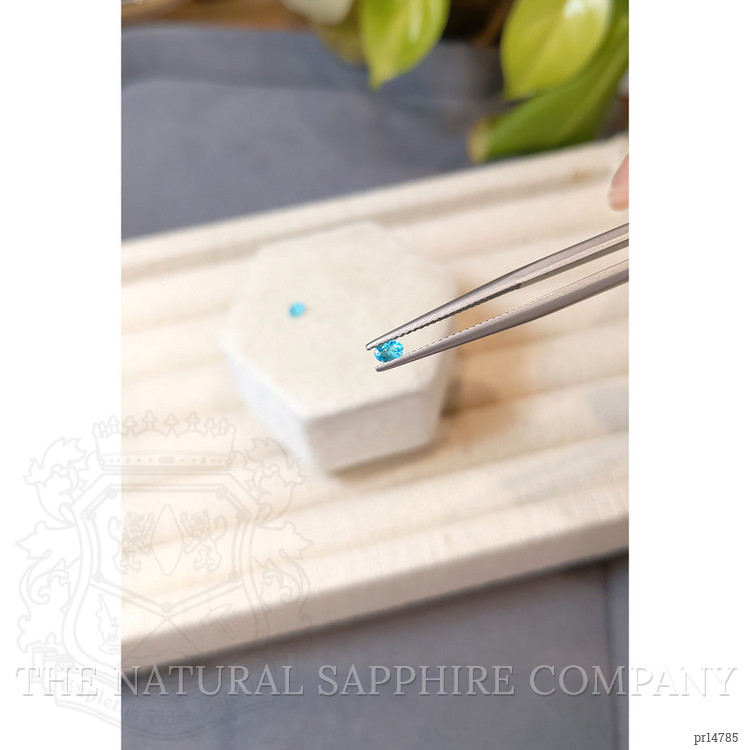 0.22 Ct.Tw. Blue Paraiba Tourmaline Pair from Brazil