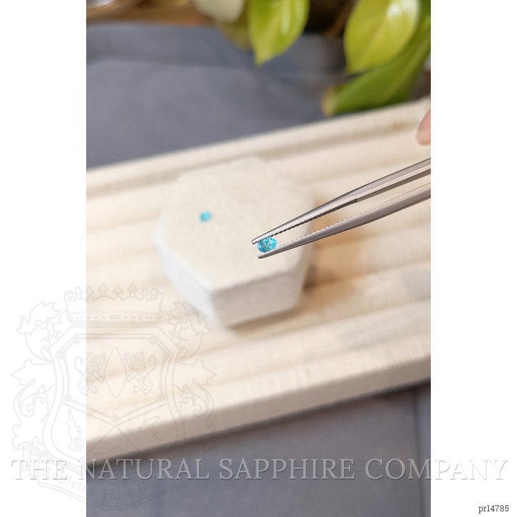 0.22 Ct.Tw. Blue Paraiba Tourmaline Pair from Brazil