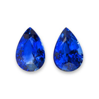 3.62&nbsp;Ct.Tw.Total Carat Weight Blue Sapphire Pair from Ceylon (Sri Lanka) Video
