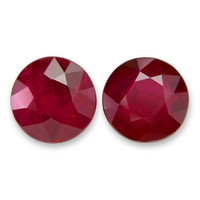 2.44&nbsp;Ct.Tw.Total Carat Weight Ruby Pair from Mozambique Video