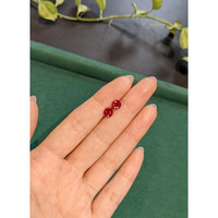 2.44 Ct.Tw.Total Carat Weight Ruby Pair from Mozambique Life Style