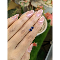 0.87&nbsp;Ct.Tw.Total Carat Weight Blue Sapphire Pair from Ceylon (Sri Lanka) Life Style
