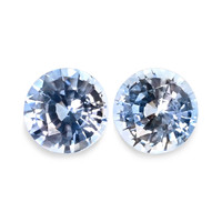 0.93&nbsp;Ct.Tw.Total Carat Weight Blue Sapphire Pair from Ceylon (Sri Lanka) Video
