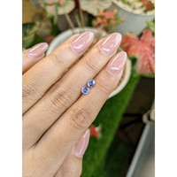 0.93&nbsp;Ct.Tw.Total Carat Weight Blue Sapphire Pair from Ceylon (Sri Lanka) Life Style