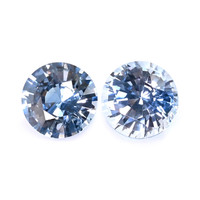 1.22&nbsp;Ct.Tw.Total Carat Weight Blue Sapphire Pair from Ceylon (Sri Lanka) Video