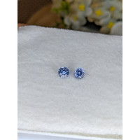1.22&nbsp;Ct.Tw.Total Carat Weight Blue Sapphire Pair from Ceylon (Sri Lanka) Life Style