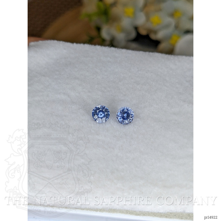 1.22 Ct.Tw. Blue Sapphire Pair from Ceylon (Sri Lanka)