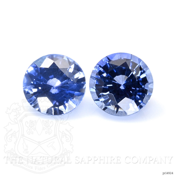 1.20 Ct.Tw. Blue Sapphire Pair from Ceylon (Sri Lanka)