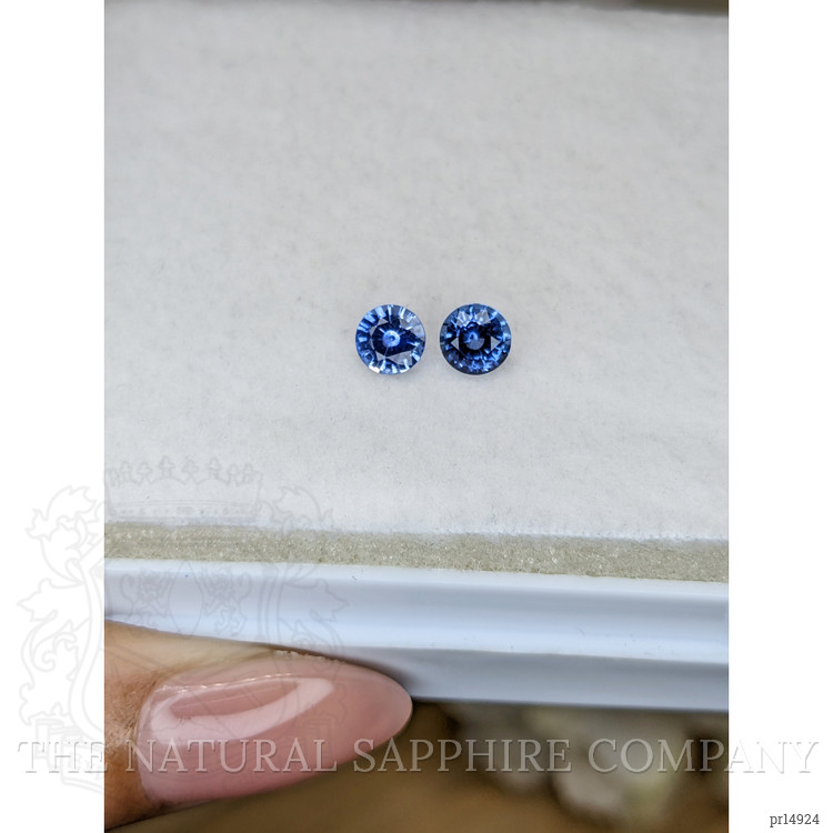 1.20 Ct.Tw. Blue Sapphire Pair from Ceylon (Sri Lanka)