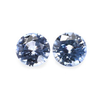 1.27&nbsp;Ct.Tw.Total Carat Weight Blue Sapphire Pair from Ceylon (Sri Lanka) Video
