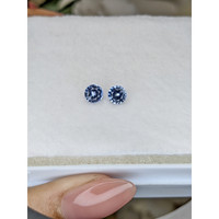 1.27&nbsp;Ct.Tw.Total Carat Weight Blue Sapphire Pair from Ceylon (Sri Lanka) Life Style