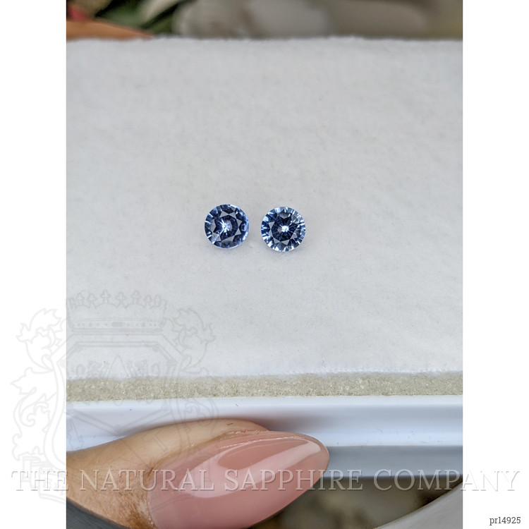 1.27 Ct.Tw. Blue Sapphire Pair from Ceylon (Sri Lanka)