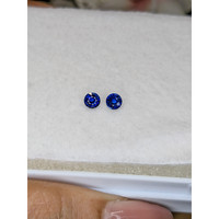 0.61&nbsp;Ct.Tw.Total Carat Weight Blue Sapphire Pair from Ceylon (Sri Lanka) Life Style