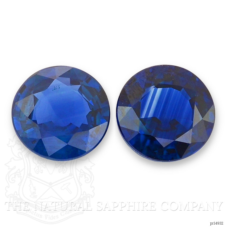 3.70 Ct.Tw. Blue Sapphire Pair from Madagascar
