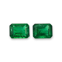 4.94&nbsp;Ct.Tw.Total Carat Weight Emerald Pair from Zambia Video
