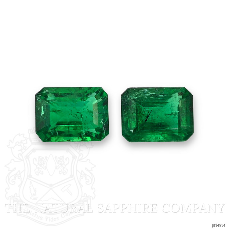 4.94 Ct.Tw. Emerald Pair from Zambia
