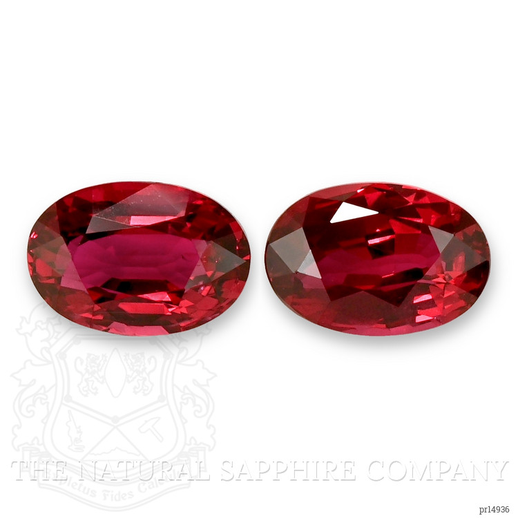 5.05 Ct.Tw. Ruby Pair from Mozambique