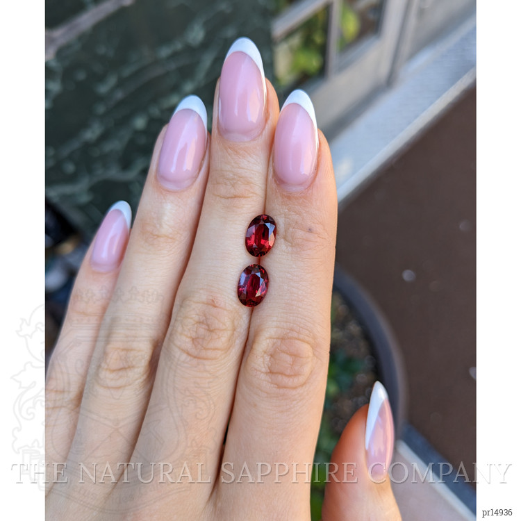 5.05 Ct.Tw. Ruby Pair from Mozambique