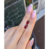 5.05 Ct.Tw.Total Carat Weight Ruby Pair from Mozambique Life Style