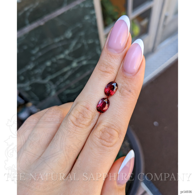 5.05 Ct.Tw. Ruby Pair from Mozambique