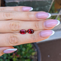 5.05 Ct.Tw.Total Carat Weight Ruby Pair from Mozambique Life Style