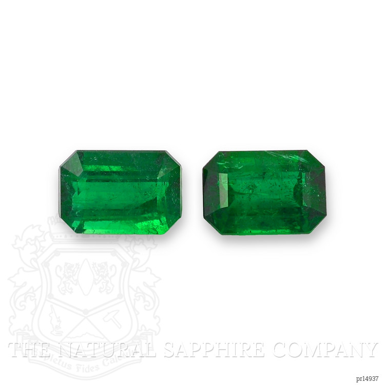 4.13 Ct.Tw. Emerald Pair from Zambia