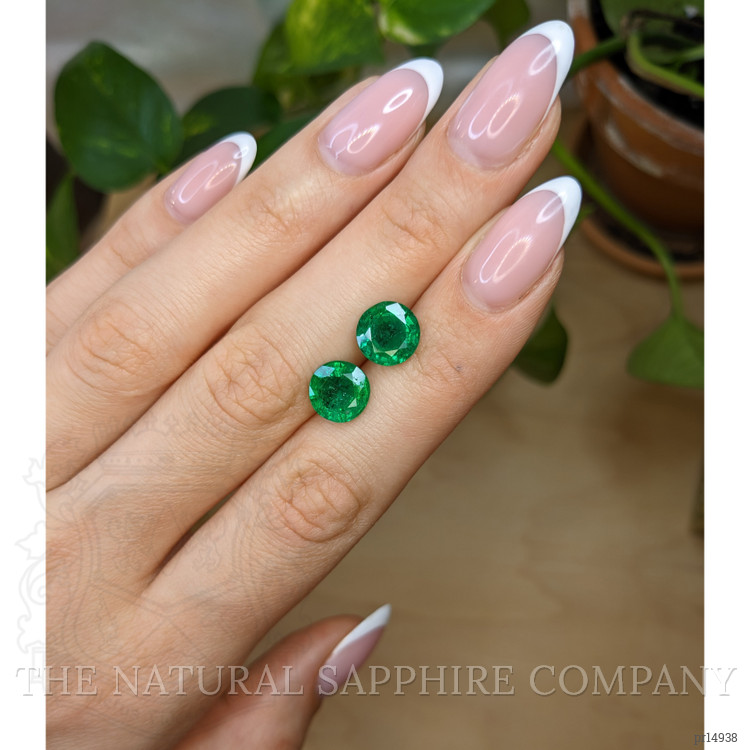 5.06 Ct.Tw. Emerald Pair from Zambia