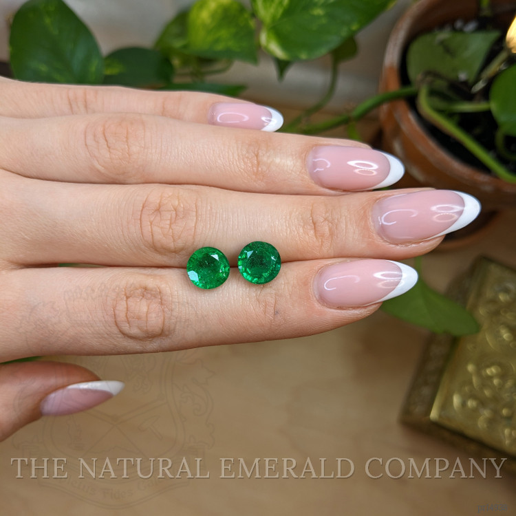 5.06 Ct.Tw. Emerald Pair from Zambia