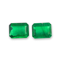 8.38 Ct.Tw.Total Carat Weight Emerald Pair from Zambia Video