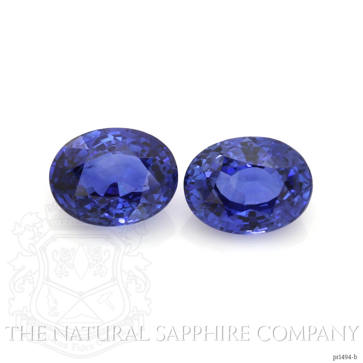 7.22 Ct.Tw. Blue Sapphire Pair from Ceylon (Sri Lanka)