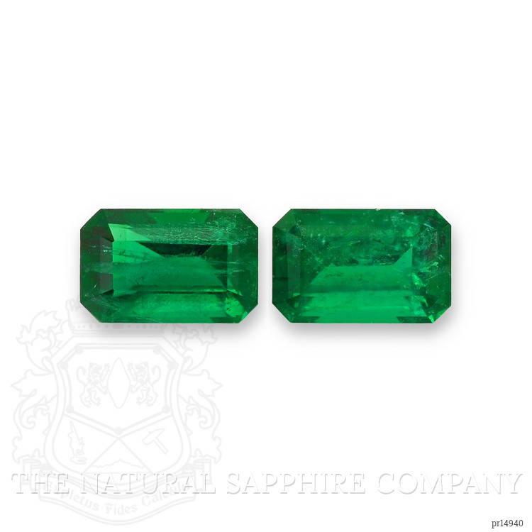 7.28 Ct.Tw. Emerald Pair from Zambia